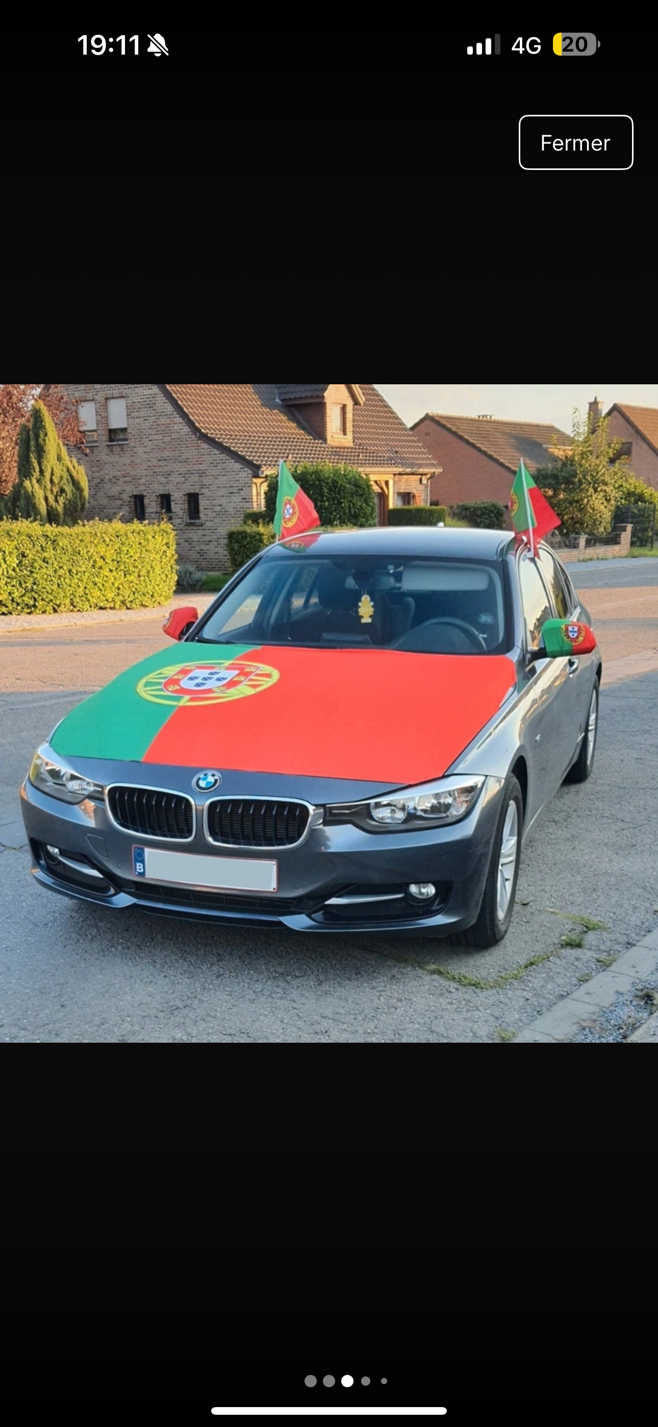 Drapeau capot Portugal 🇵🇹