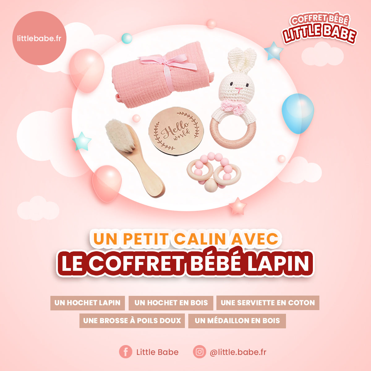 Coffret bébé lapin
