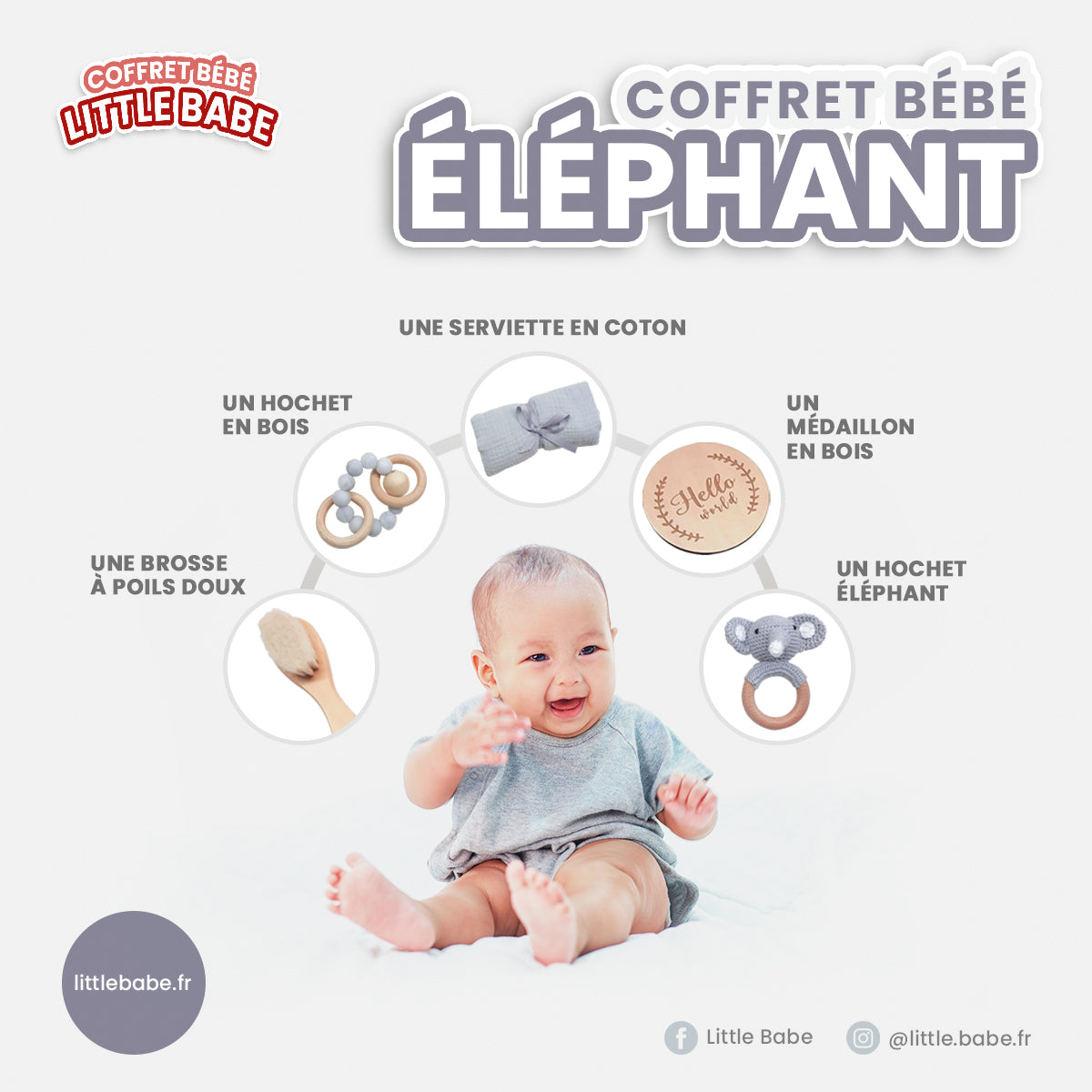 Coffret bébé éléphant