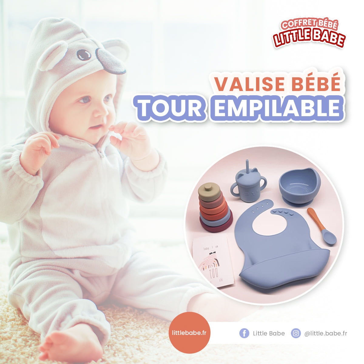 valise bébé tour empilable
