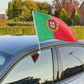 2 drapeaux voiture Portugal