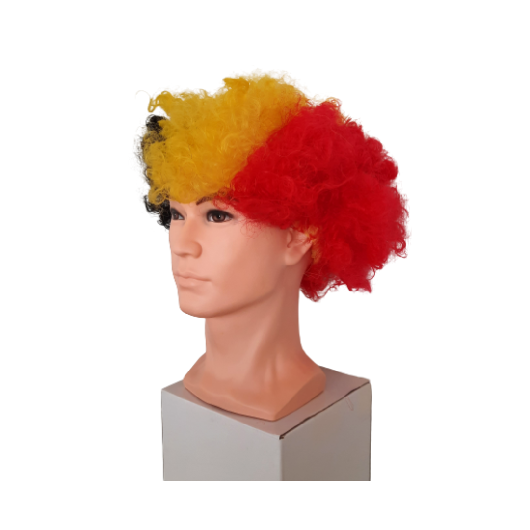 Perruque supporter Belgique