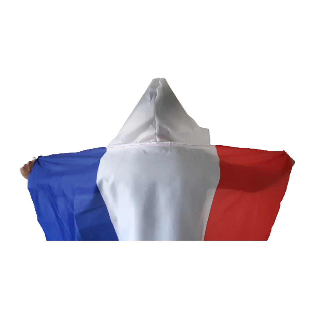Poncho drapeau France