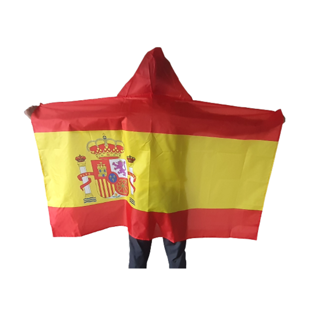 Poncho drapeau Espagne
