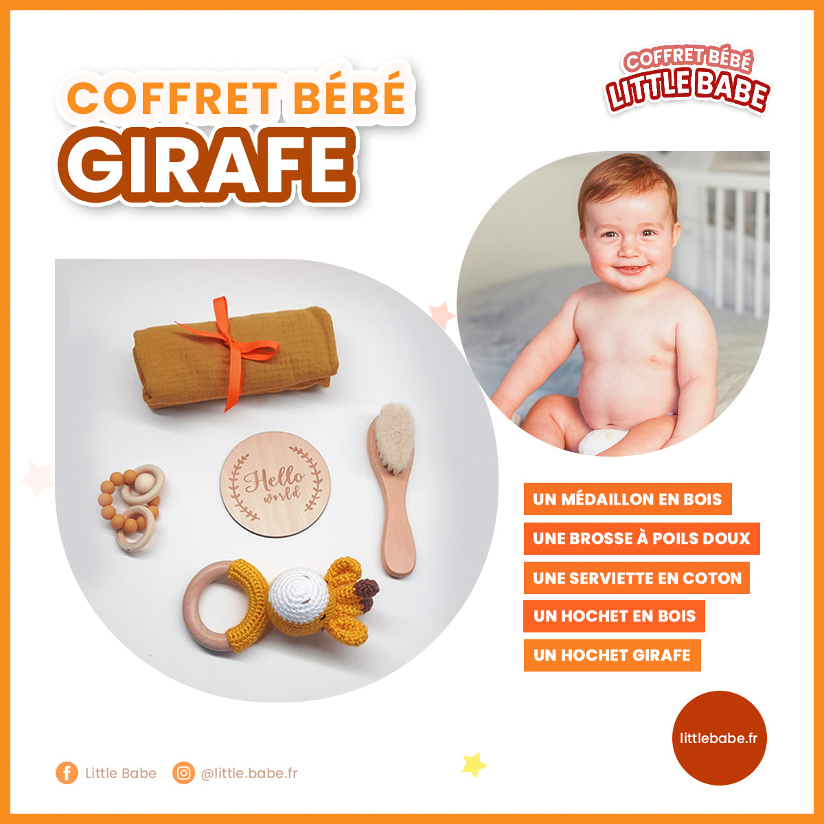 coffret bébé girafe